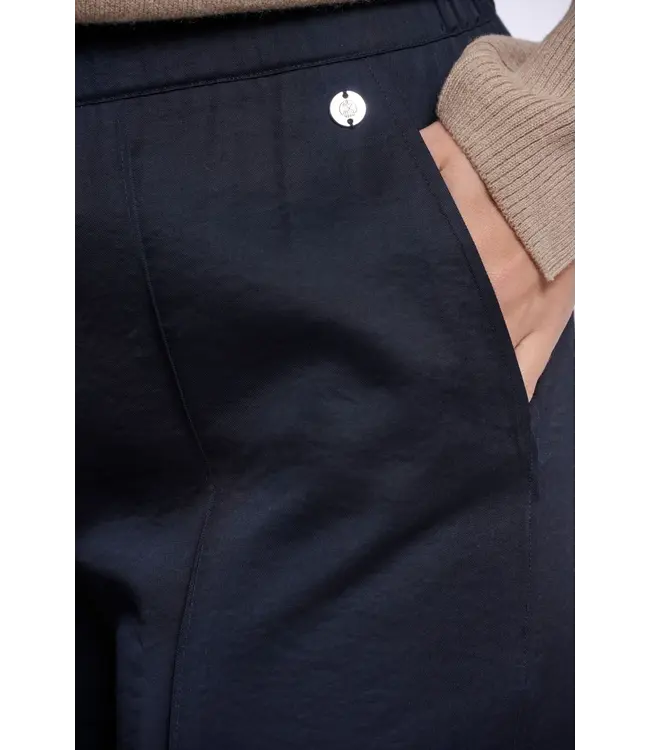 NenaRegular.7002611/DarkNavy  Regular length wide leg pants