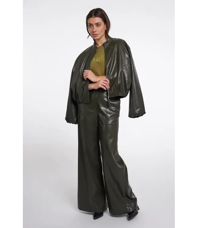 Boja.7502612/HunterGreen  Blouson jacket with zipper closure