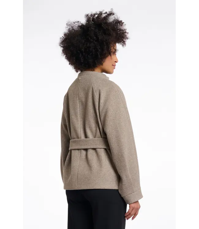 Cornelia.7002611/ToffeeMelange  Short coat with collar