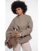 Rino & Pelle Cornelia.7002611/ToffeeMelange  Short coat with collar