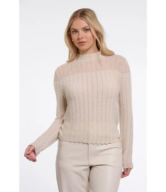 Ilvi.5002612/Birch  Mock neck pullover