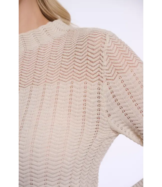 Ilvi.5002612/Birch  Mock neck pullover