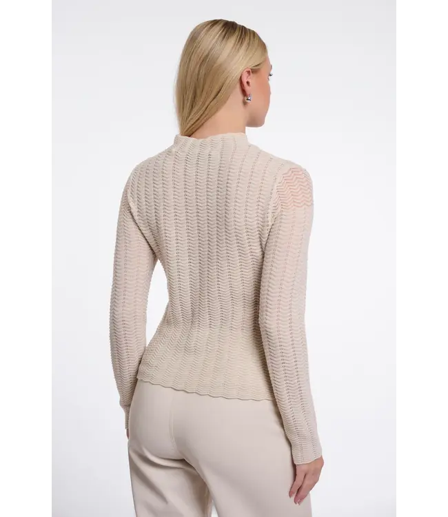 Ilvi.5002612/Birch  Mock neck pullover