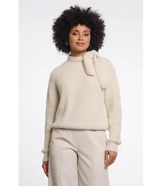 Rino & Pelle Griselda.5002612/Birch  Pullover with bowtie neckline