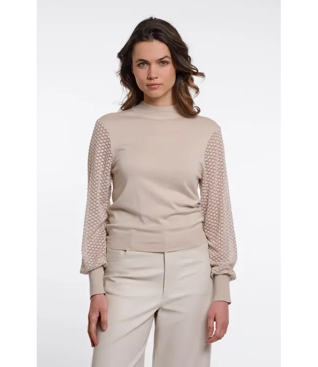 Kalinka.5002612/Birch  Fancy long sleeve pullover