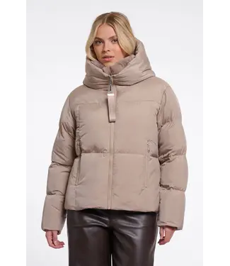 Rino & Pelle Joni.7002612/MochaLatte  Padded jacket with detachable collar