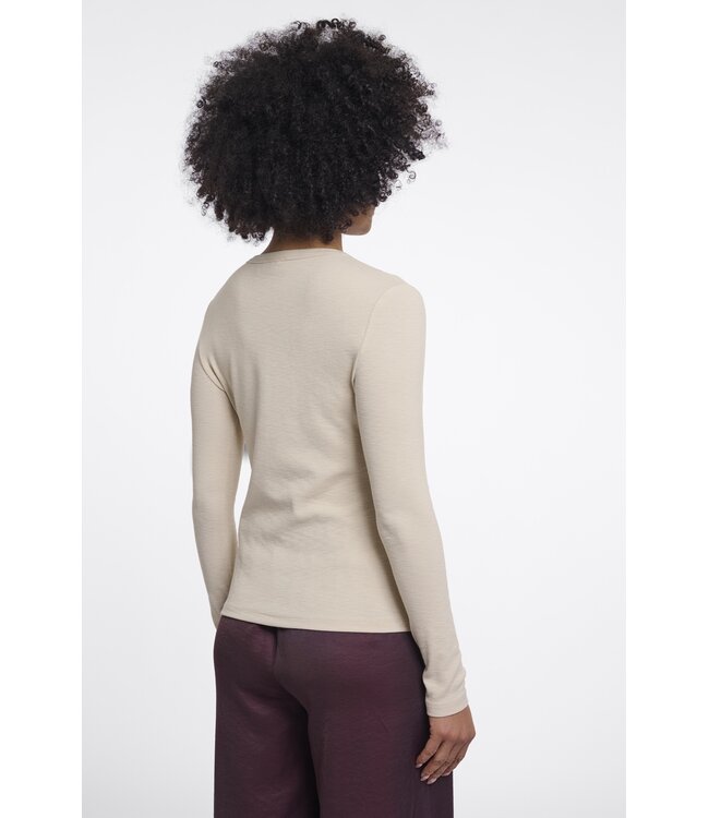 Idil.7002612/Birch  Crewneck long sleeve top