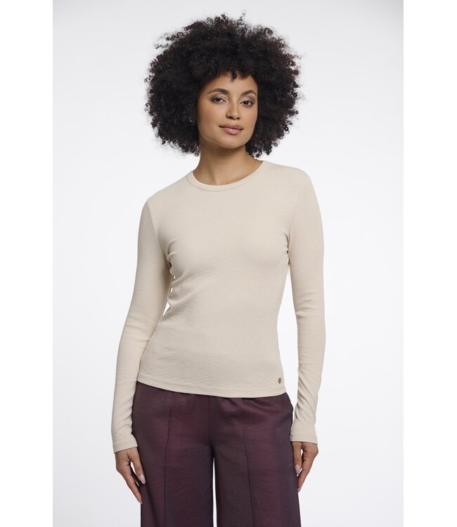 Idil.7002612/Birch  Crewneck long sleeve top