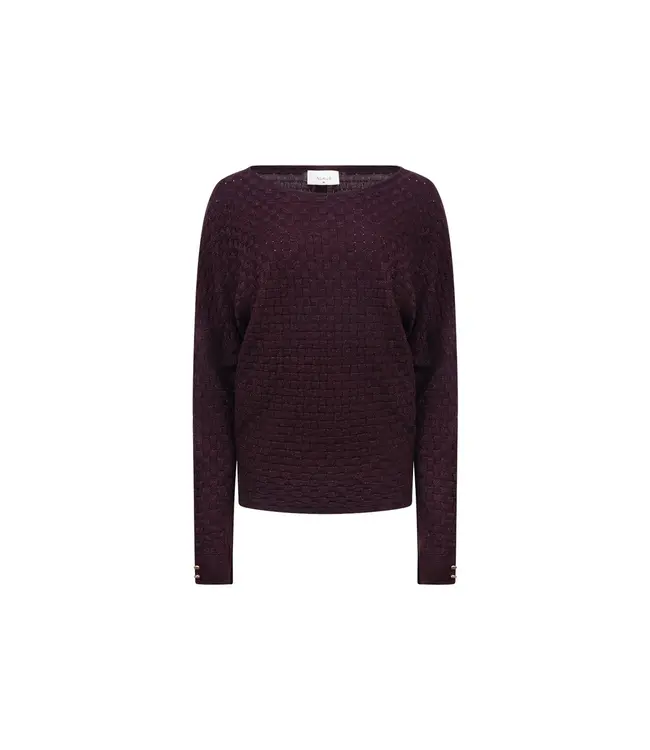 NKF01062/Cherry  Kento Top Lurex