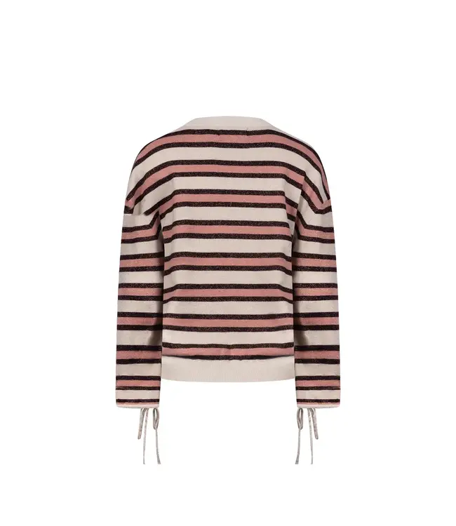 NKF03054/SandRose  Kim Pullover Stripe