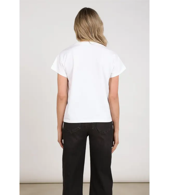 NKF04020/OffwhiteCherry  Senna T-shirt