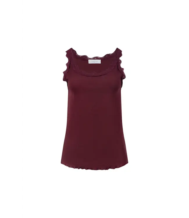 NKF06003/Cherry  Maddie Singlet Lace