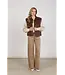 NUKUS NKF08026/Taupe  Mila Gilet Feather