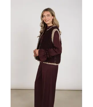NUKUS NKF08031/CherryTaupe  Lana Gilet