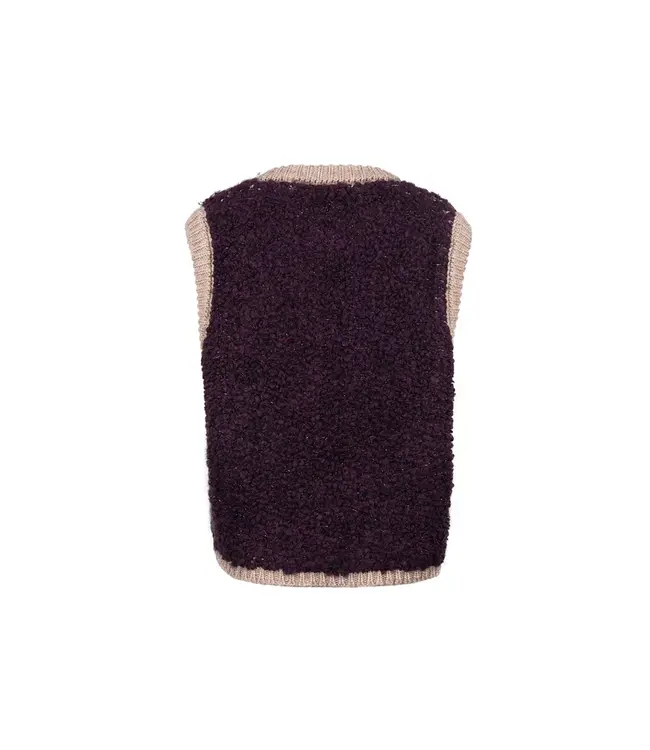 NKF08031/CherryTaupe  Lana Gilet