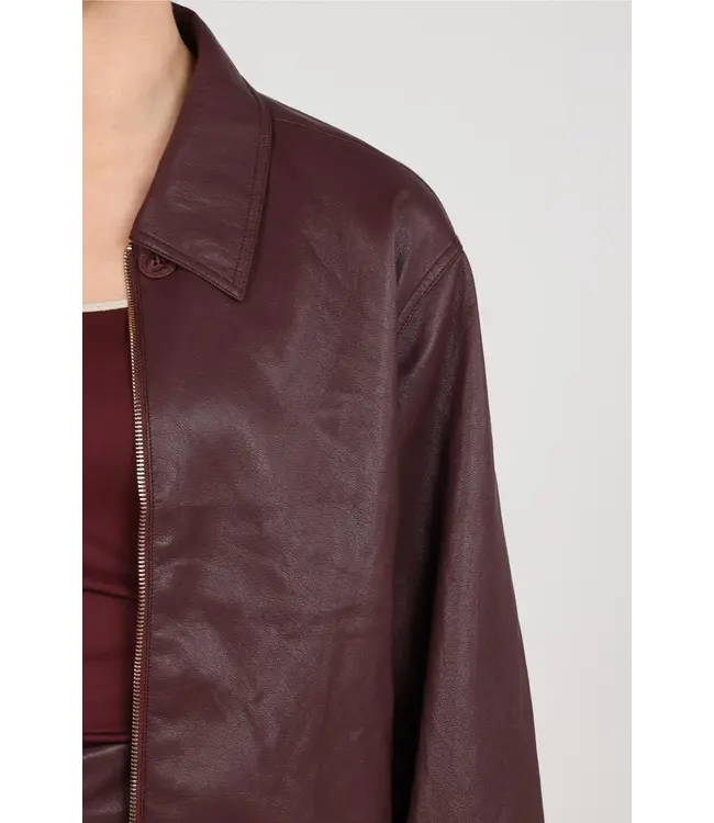 NKF13103/Cherry  Dominique Jacket PU