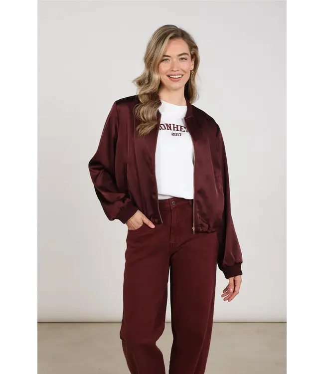 NKF13127/Cherry  Dena Jacket Shiny