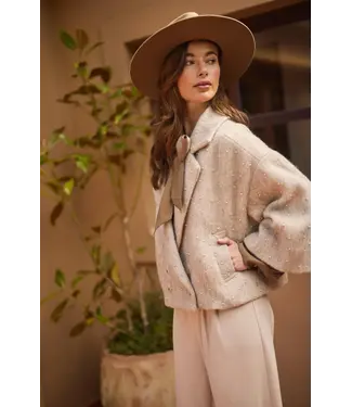 NUKUS NKF13149/Sand  Danique Jacket Pearls