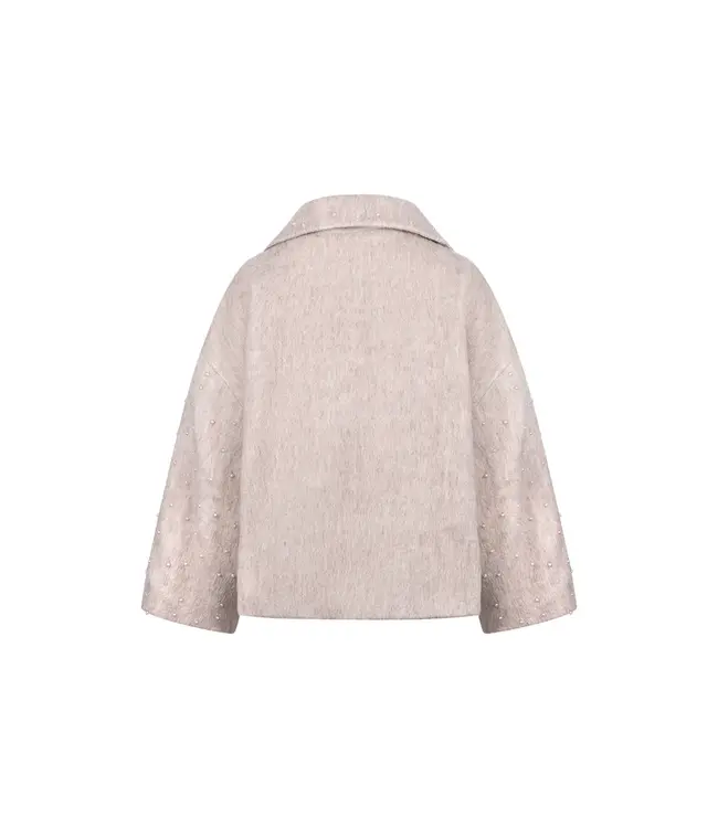 NKF13149/Sand  Danique Jacket Pearls