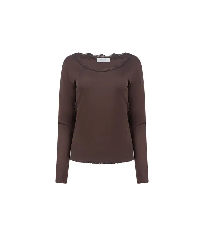 NKF01101/Chocolate  Mika Top Lace