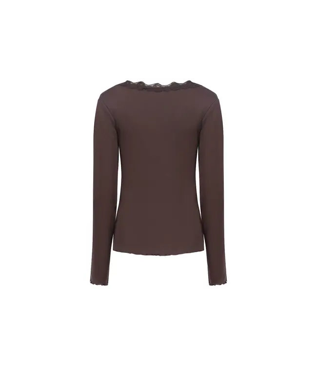 NKF01101/Chocolate  Mika Top Lace