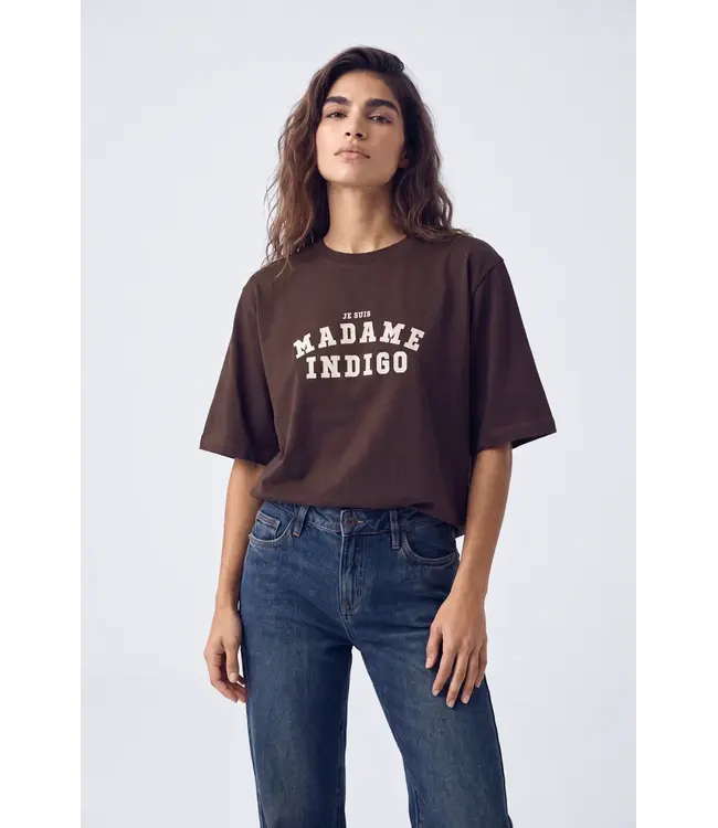 CR0324/Brown  Je suis T-Shirt