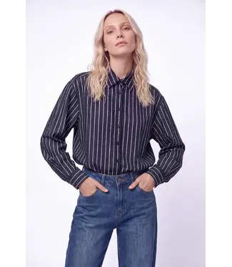Florez CR0739/NavyBlue Lone Blouse Florez CR0739/NavyBlue Lone Blouse