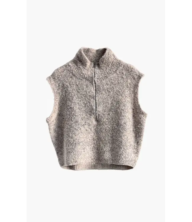 LoiraW6Waistcoat-SandMelange  Waistcoat