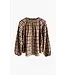 Aimée the Label PeerW6Blouse-Sand/TaupeCheck  Blouses