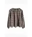 Aimée the Label PeerW6Blouse-Brown/Black/SandCheck  Blouses