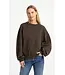 YAYA 01-109130-609/90814  Oversized sweater with balloon sleeves and washed finish
