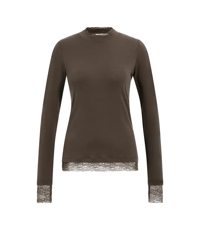 01-709422-609/90814  Long sleeve jersey top with lace details