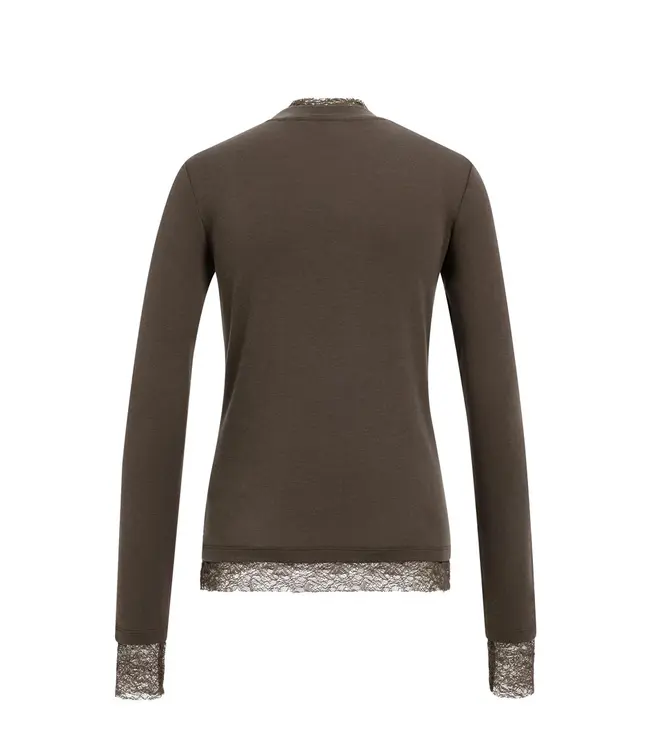 01-709422-609/90814  Long sleeve jersey top with lace details