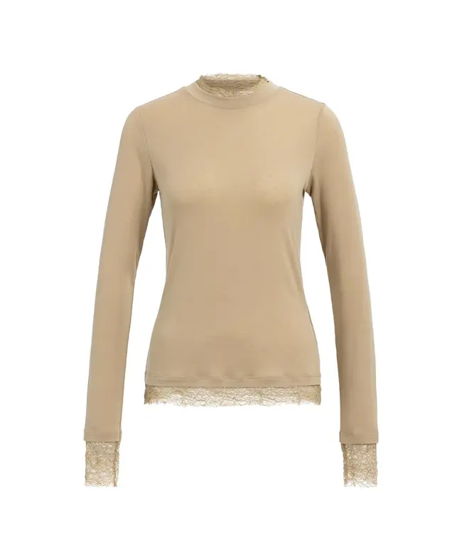 01-709422-609/61315  Long sleeve jersey top with lace details