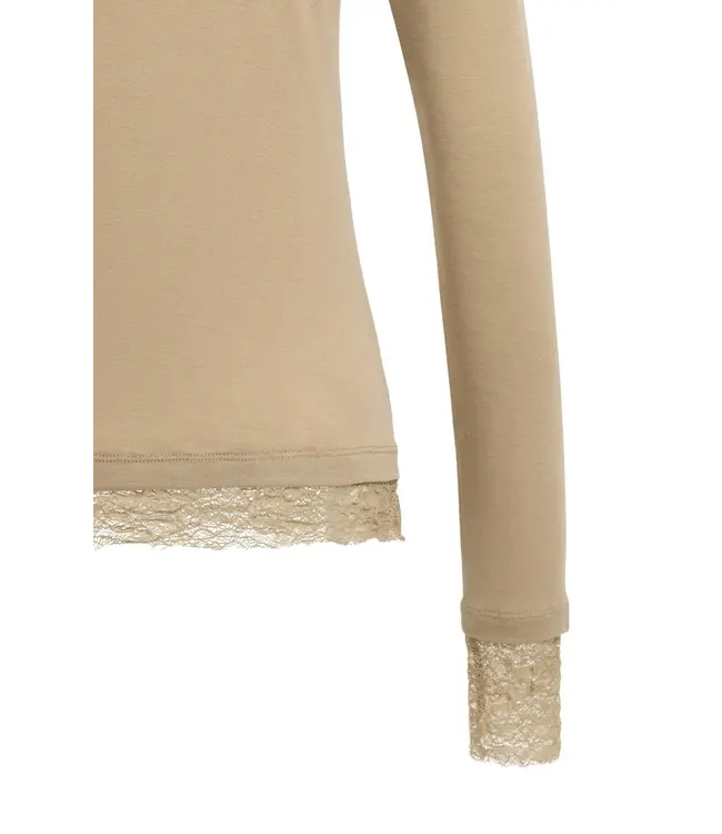 01-709422-609/61315  Long sleeve jersey top with lace details