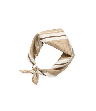 YAYA 03-501058-609/613151  Satin scarf with striped print