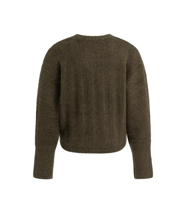 01-000631-609/908142  Sweater with batwing sleeves and drawcord at the hem