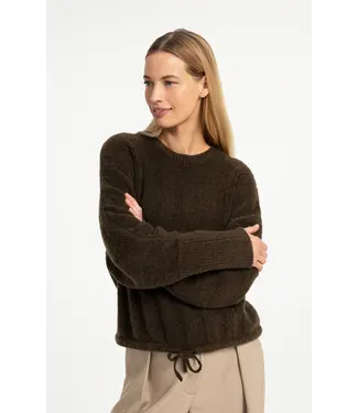 YAYA 01-000631-609/908142 Sweater with batwing sleeves and drawcord at the hem YAYA 01-000631-609/908142 Sweater with batwing sleeves and drawcord at the hem