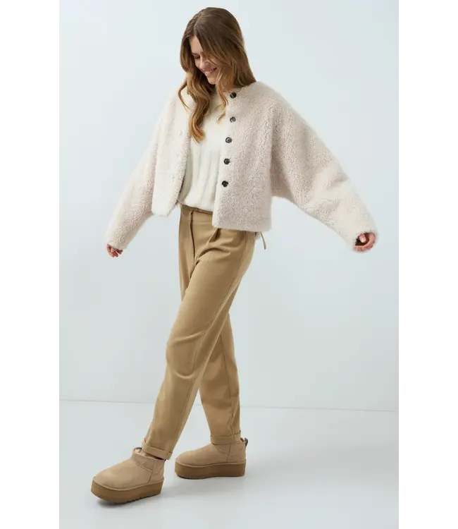 01-000631-609/990802  Sweater with batwing sleeves and drawcord at the hem