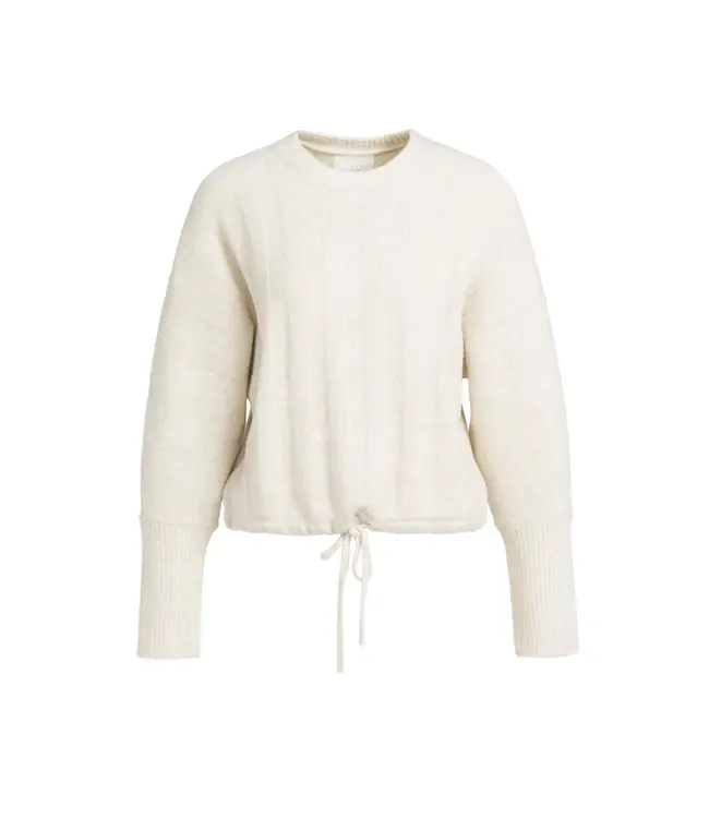 01-000631-609/990802  Sweater with batwing sleeves and drawcord at the hem