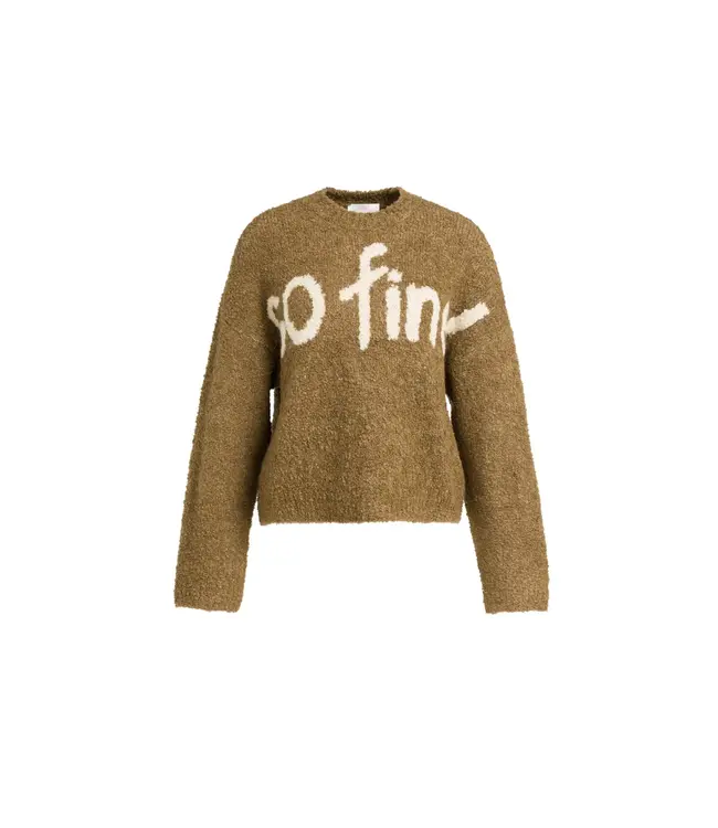 01-000636-609/810181  Knitted sweater with artwork
