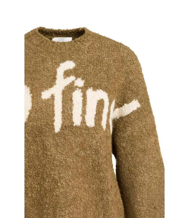 01-000636-609/810181  Knitted sweater with artwork