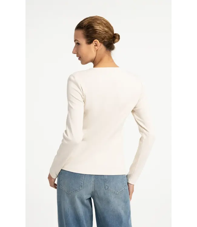 01-719040-609/30905  T-shirt with round neck and long sleeves