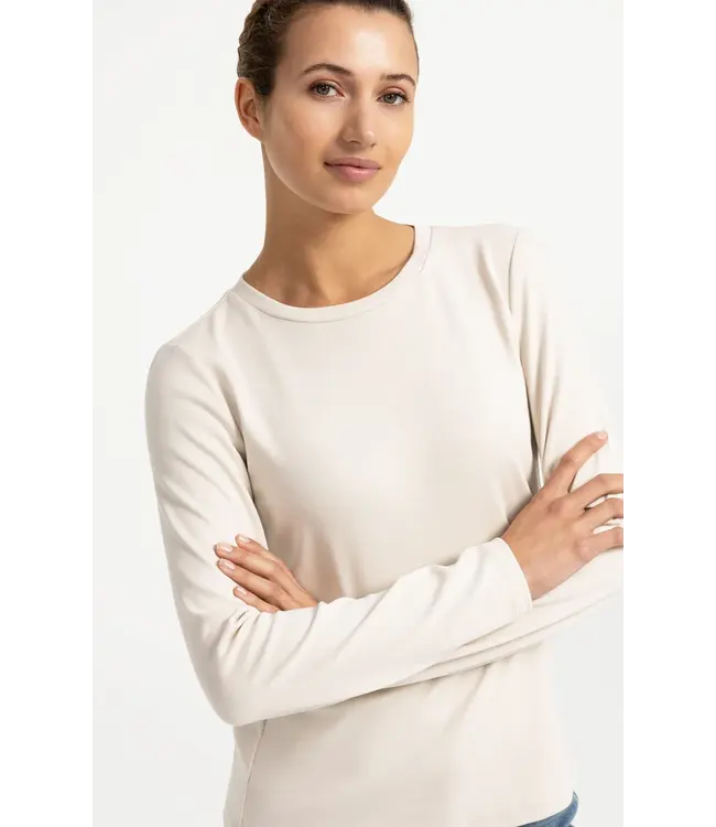 01-719040-609/30905  T-shirt with round neck and long sleeves