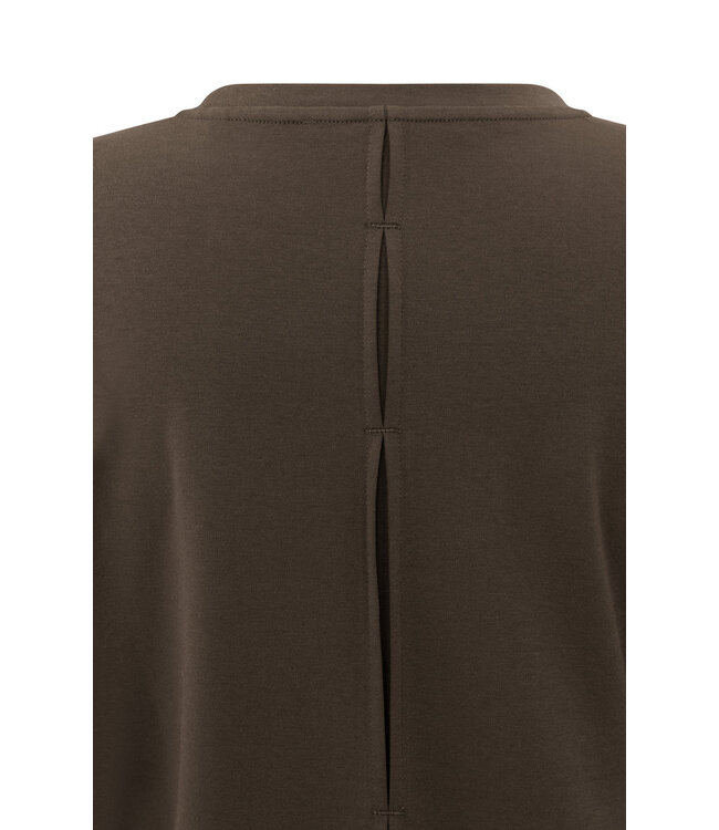 01-709321-609/90814  Jersey top with woven cuffs and long sleeves