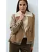 YAYA 01-501086-609/810182  Blazer with contrast fabric and loose fit
