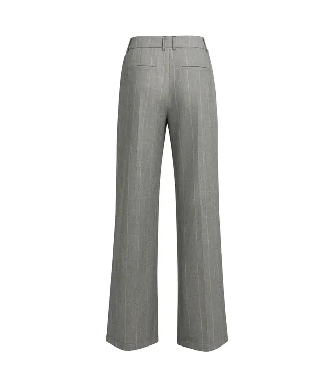01-301284-609/939131  Woven wide leg check trousers with pleat details