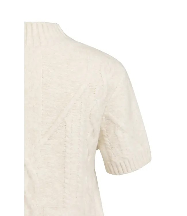 01-000639-609/990802  Cable knit sweater with short sleeves