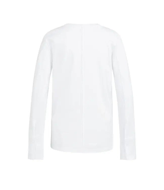 01-709321/00000  Jersey top with long sleeves and woven cuffs