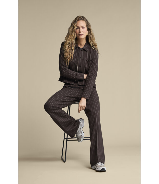 SRB5142/espresso-L33 Colette punta pinstripe L33